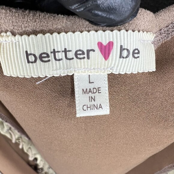 Better Be L Tan Vegan Suede Mini Dress Zip Front Lace Up Stretchy Costal Cowgirl - Picture 13 of 16